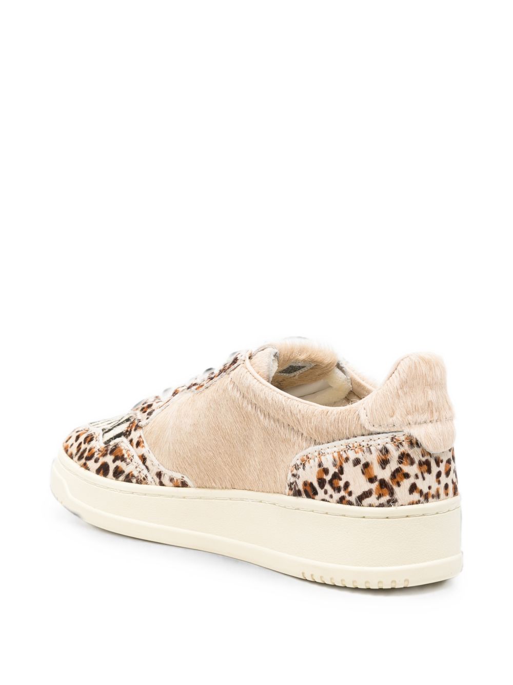 AUTRY Medalist sneaker in pelle con motivo maculato 