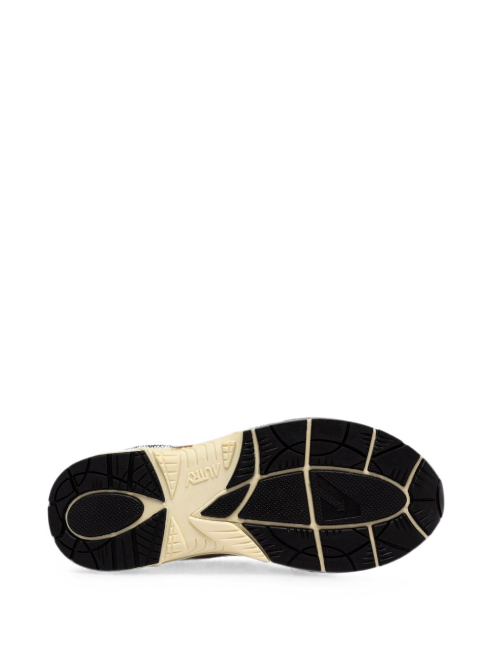 AUTRY Sneakers Hyperway in suede sabbia e blu 