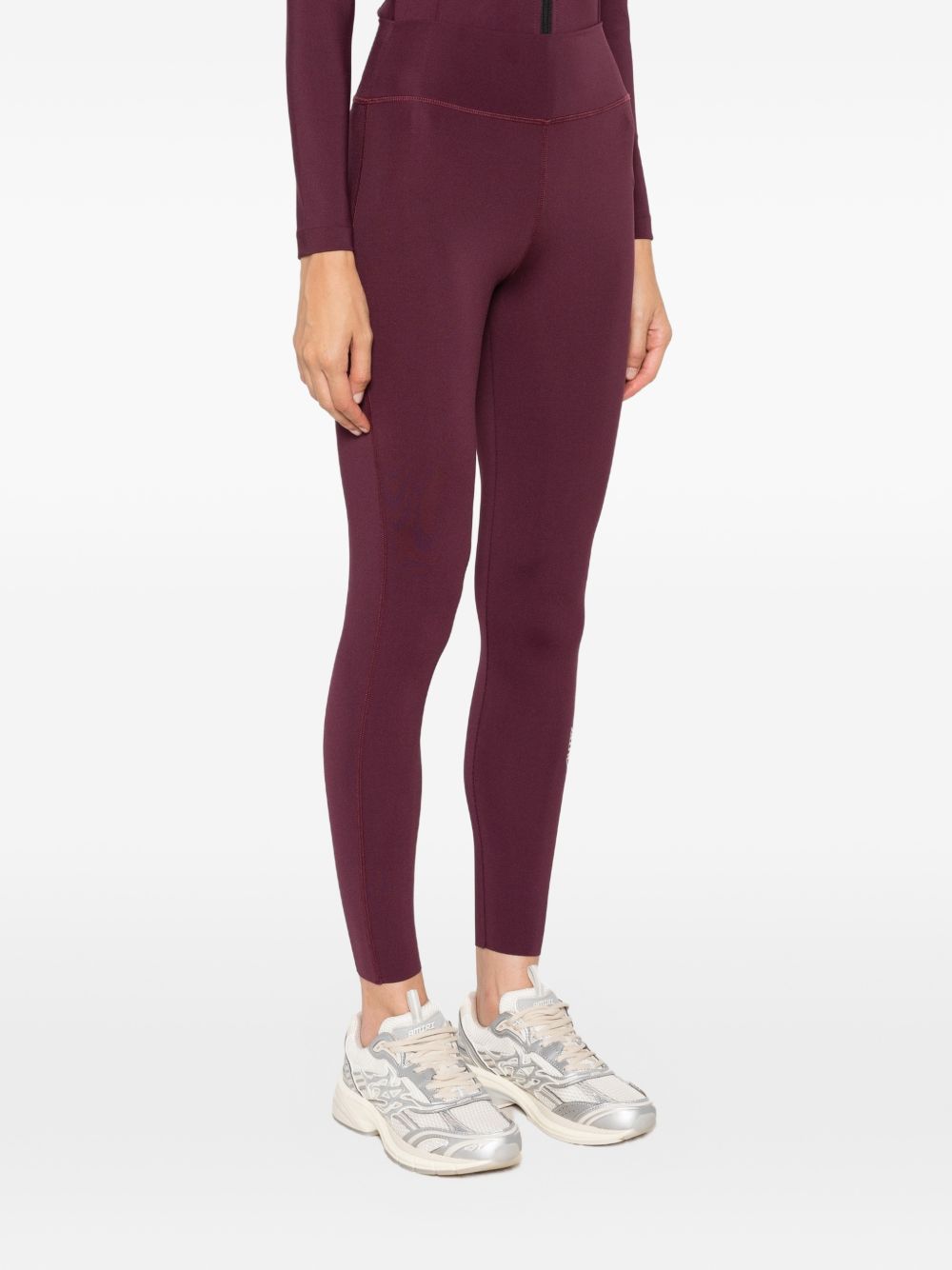 AUTRY Pantaloni sportivi bordeaux con logo 