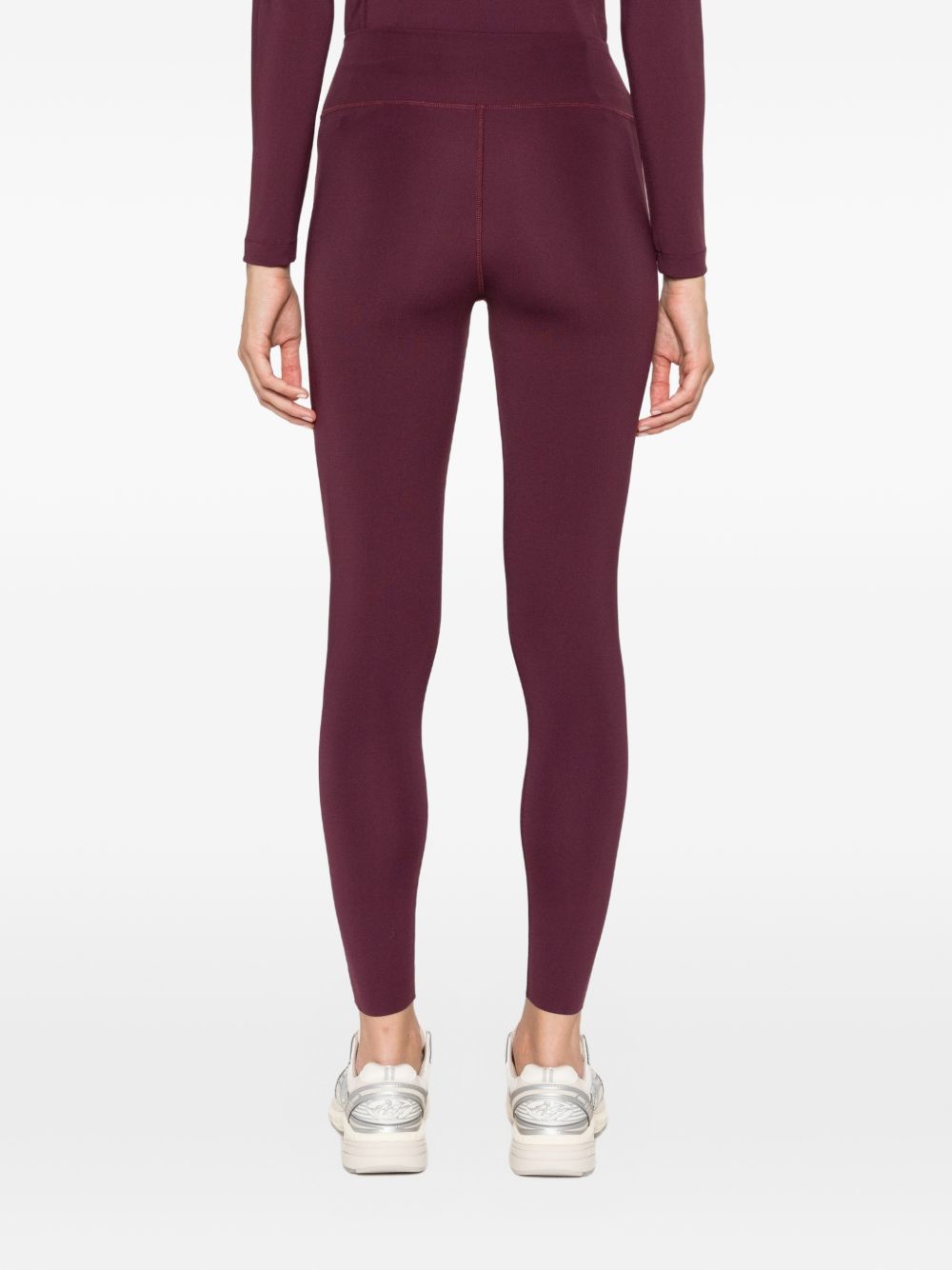AUTRY Pantaloni sportivi bordeaux con logo 