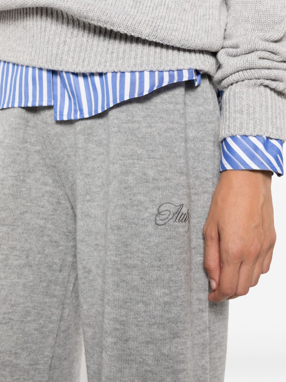 AUTRY Pantaloni sportivi in lana con coulisse in vita 