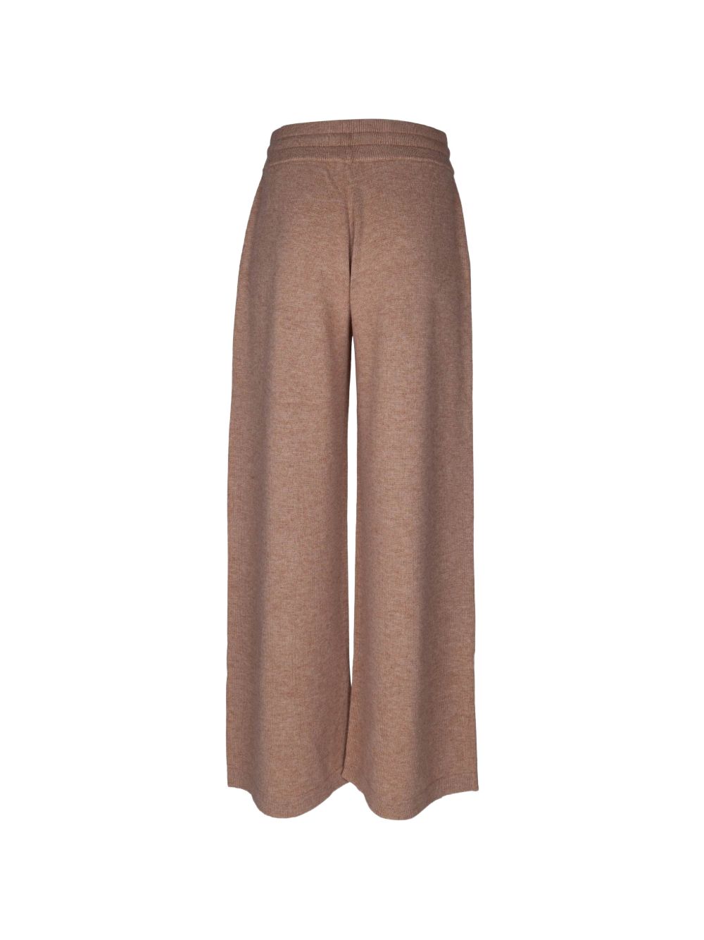 AUTRY Pantaloni sportivi beige in lana con coulisse in vita 
