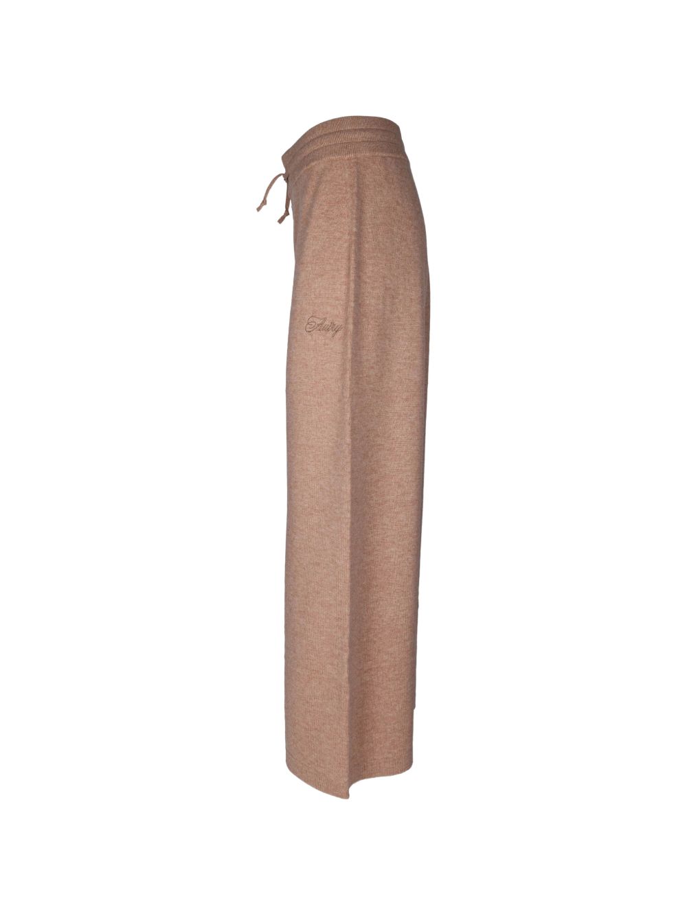 AUTRY Pantaloni sportivi beige in lana con coulisse in vita 