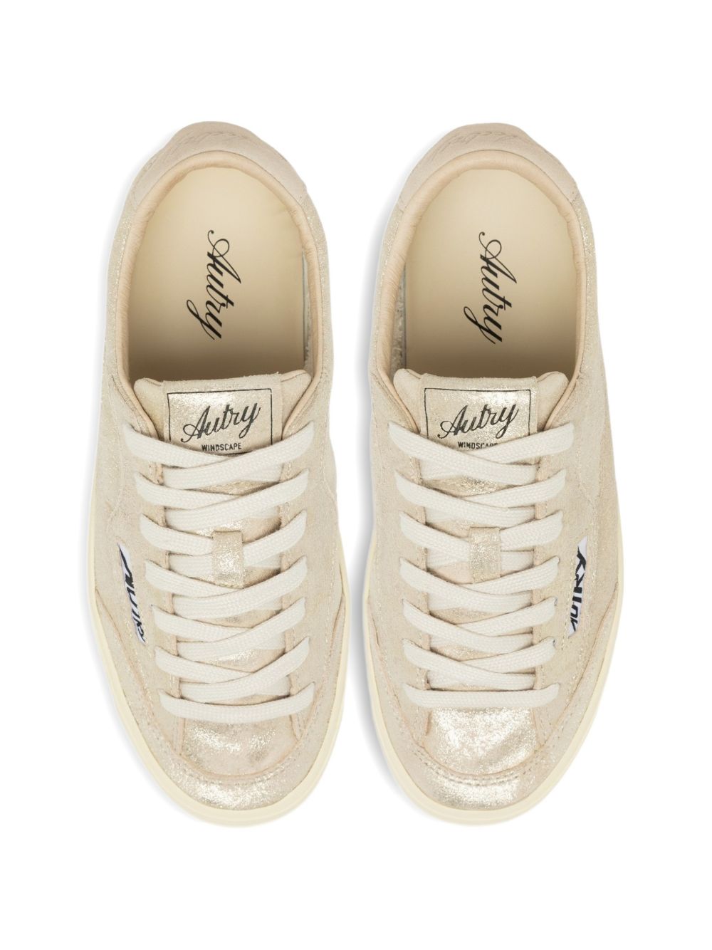 AUTRY Sneakers Windscape low in canvas platino 