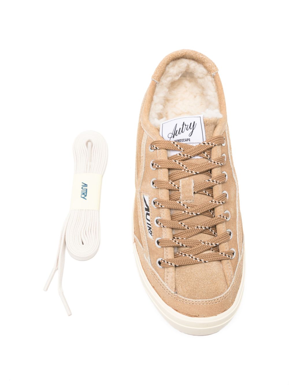 AUTRY Sneakers Flash Windscape in suede beige 