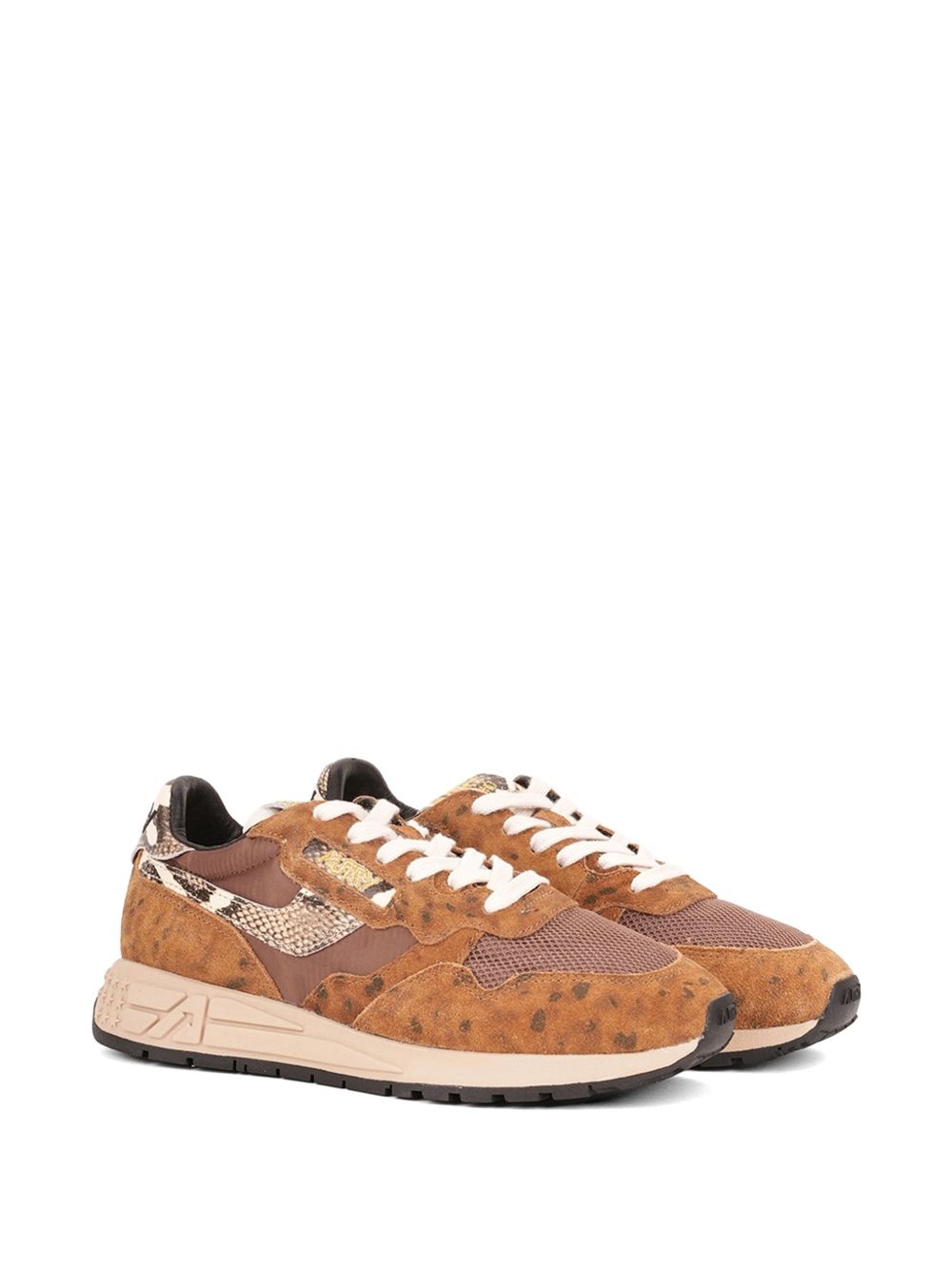 AUTRY Sneakers Reelwind in suede e nylon con dettagli animalier 
