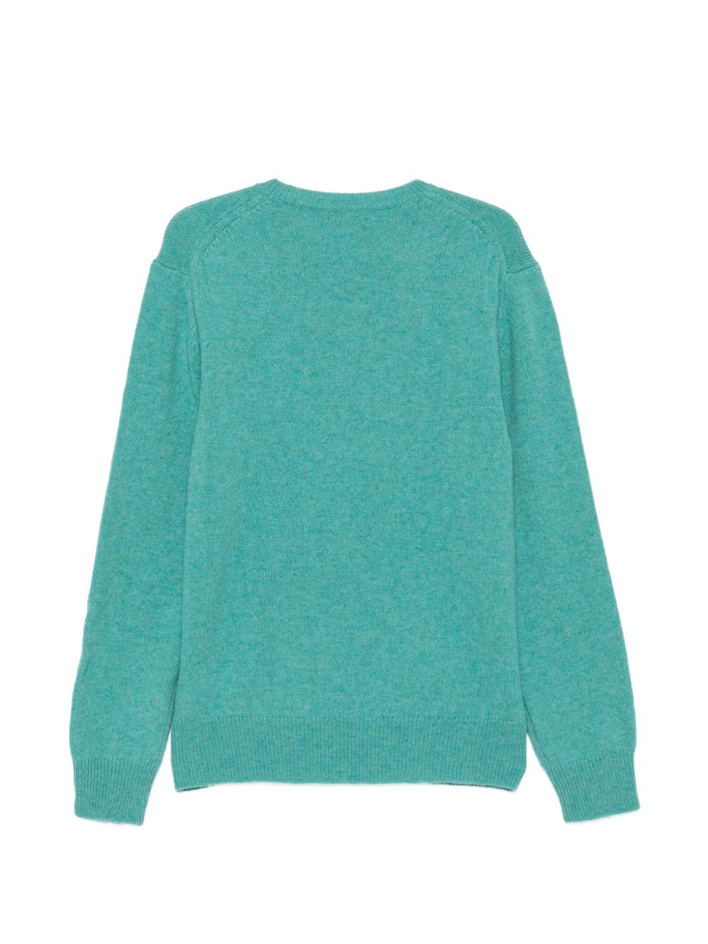 BARACUTA Maglia girocollo in lana vergine turchese 