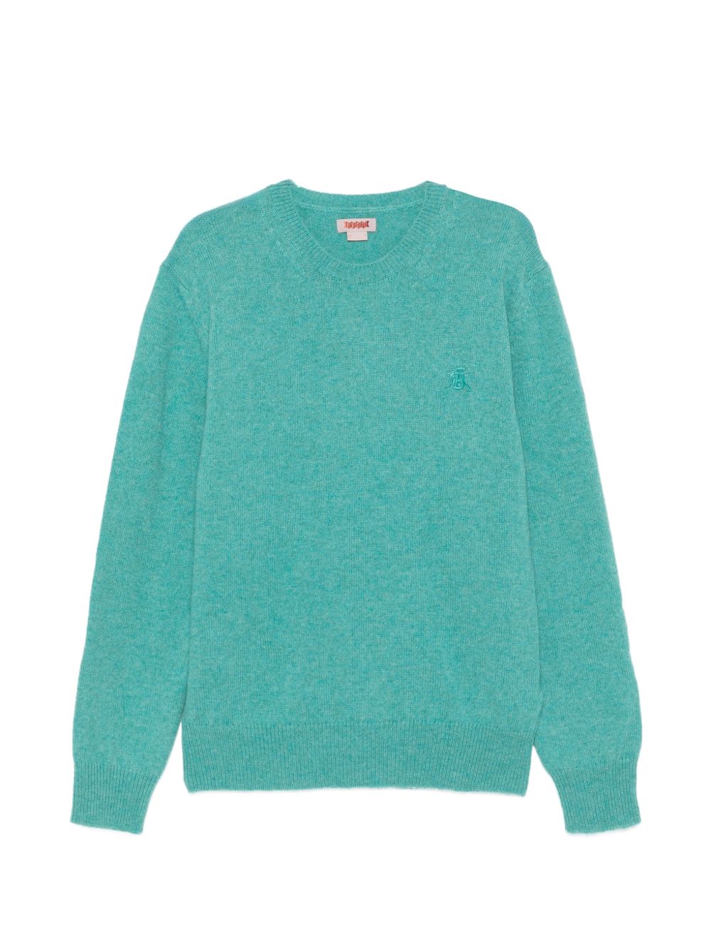 BARACUTA Maglia girocollo in lana vergine turchese 