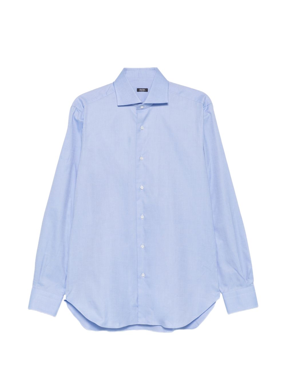 BARBA Camicia azzurra a maniche lunghe in cotone 