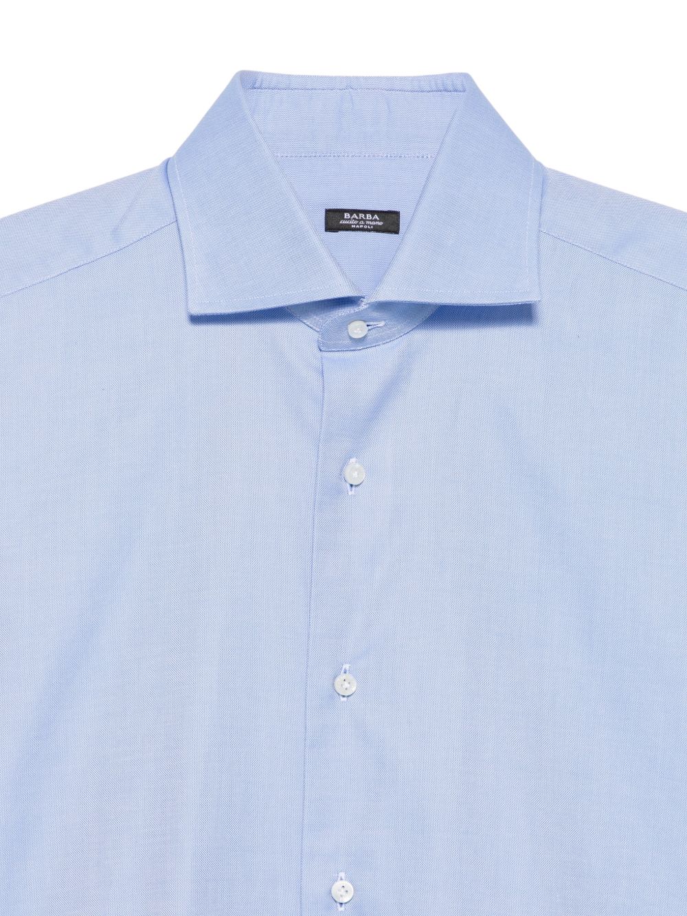 BARBA Camicia azzurra a maniche lunghe in cotone 