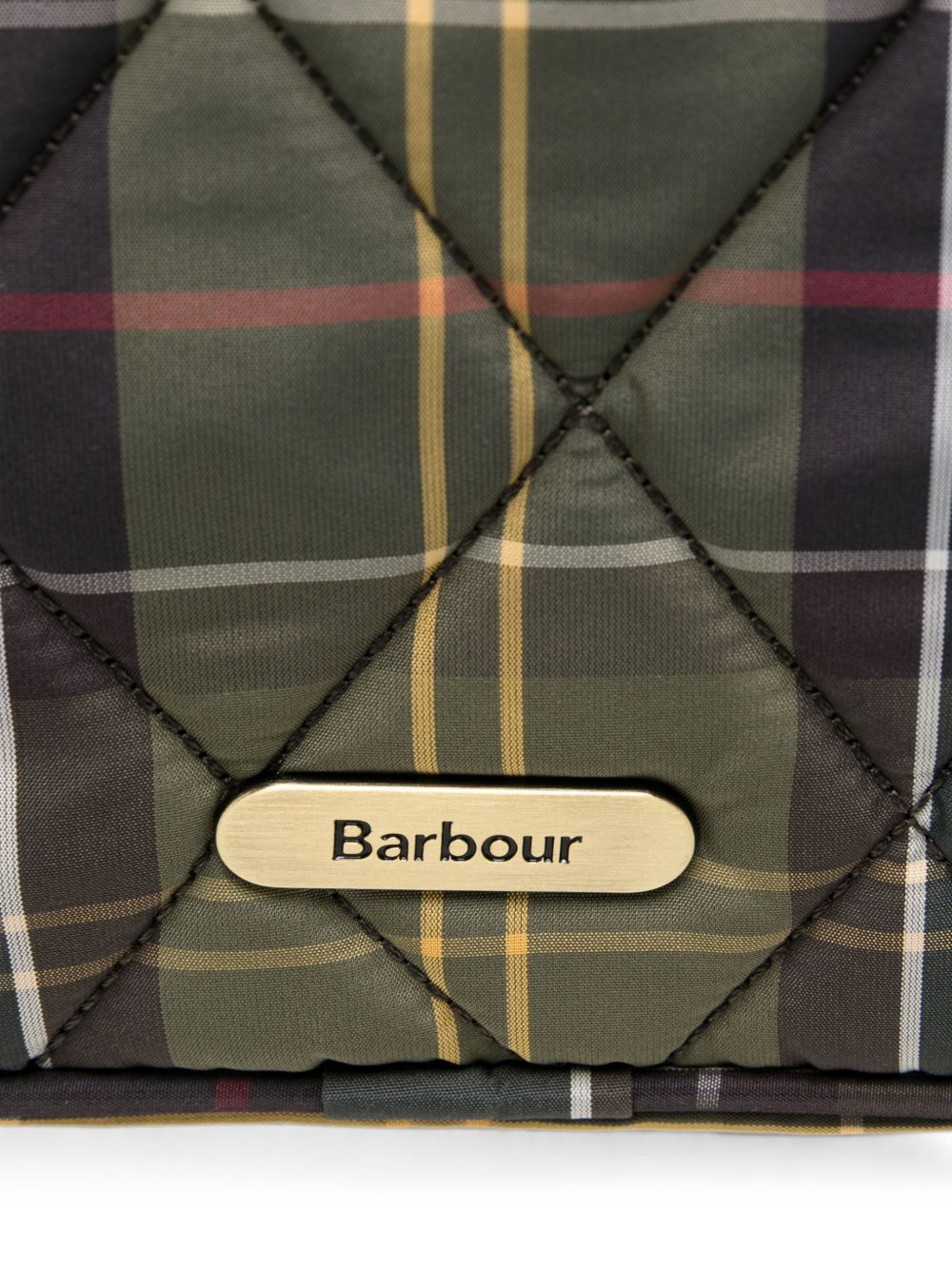 BARBOUR Borsa a tracolla trapuntata in Classic Tartan 