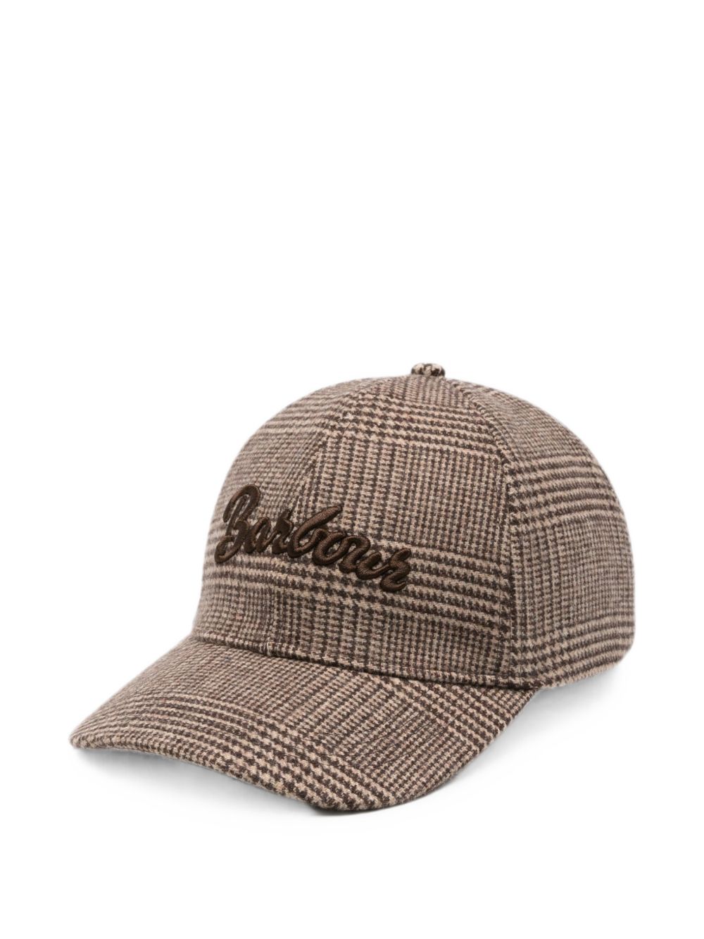 BARBOUR Cappello da baseball Kirklees in tessuto Principe di Galles 