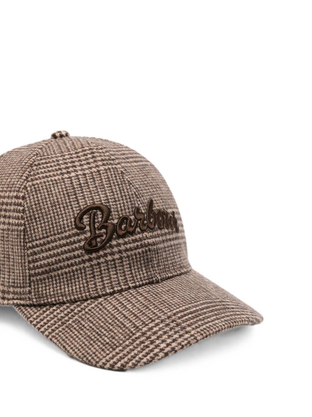 BARBOUR Cappello da baseball Kirklees in tessuto Principe di Galles 