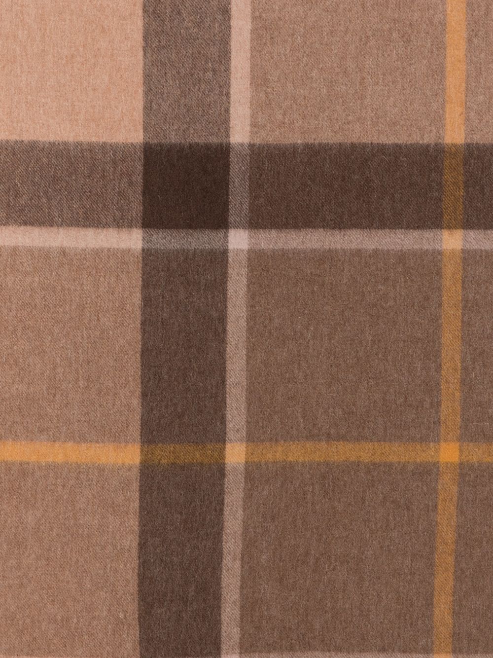 BARBOUR Sciarpa in lana Rosefield Tartan marrone 