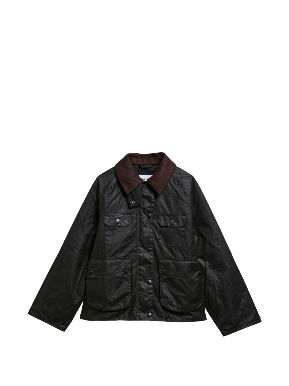 BARBOUR A.P.C. x Barbour Spey Giacca Corta in Cotone Cerato 