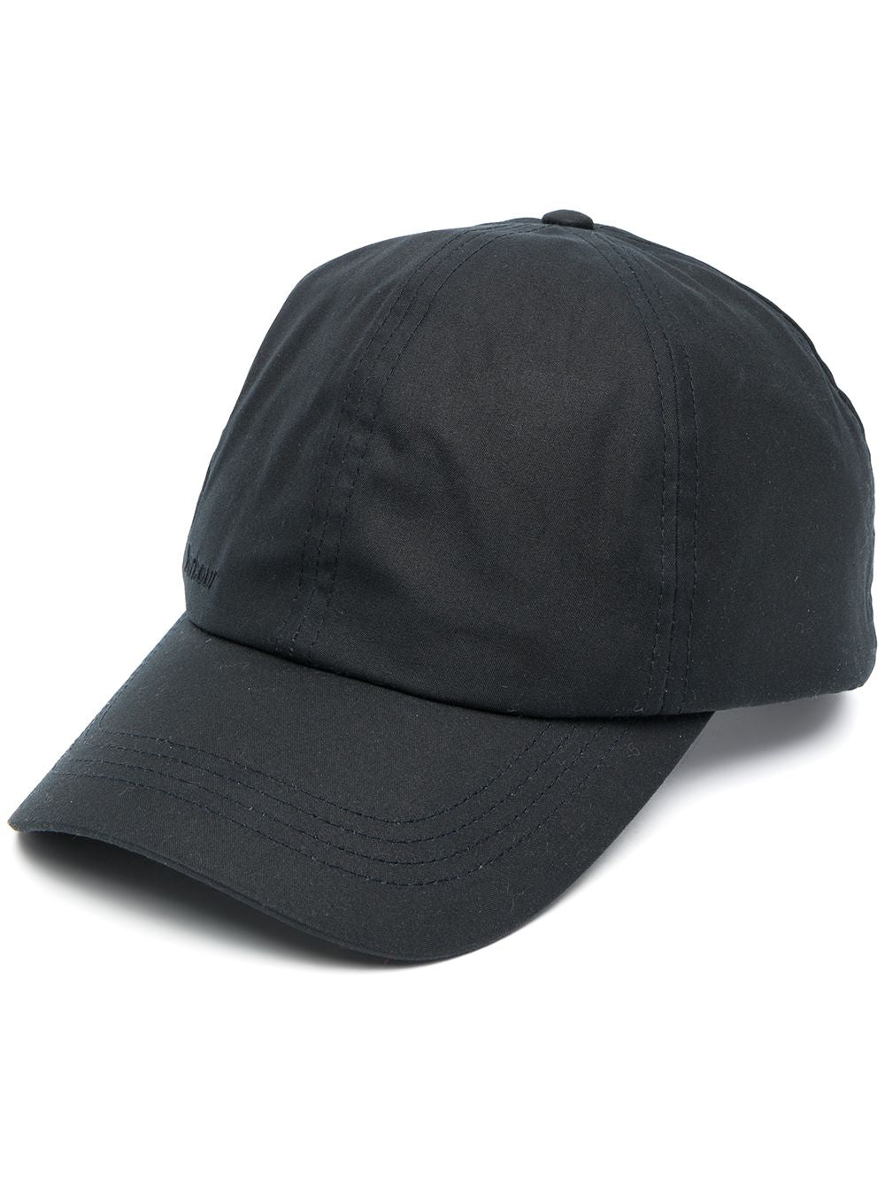 BARBOUR Cappellino Barbour in cotone cerato blu navy 