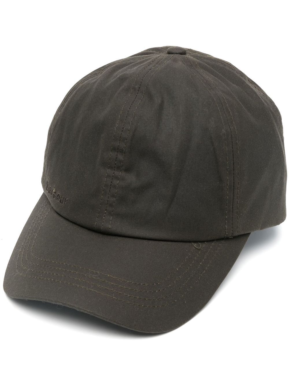 BARBOUR Cappellino sportivo cerato verde oliva 