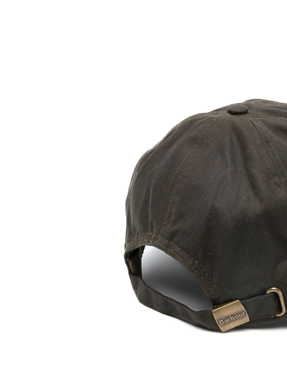 BARBOUR Cappellino sportivo cerato verde oliva 