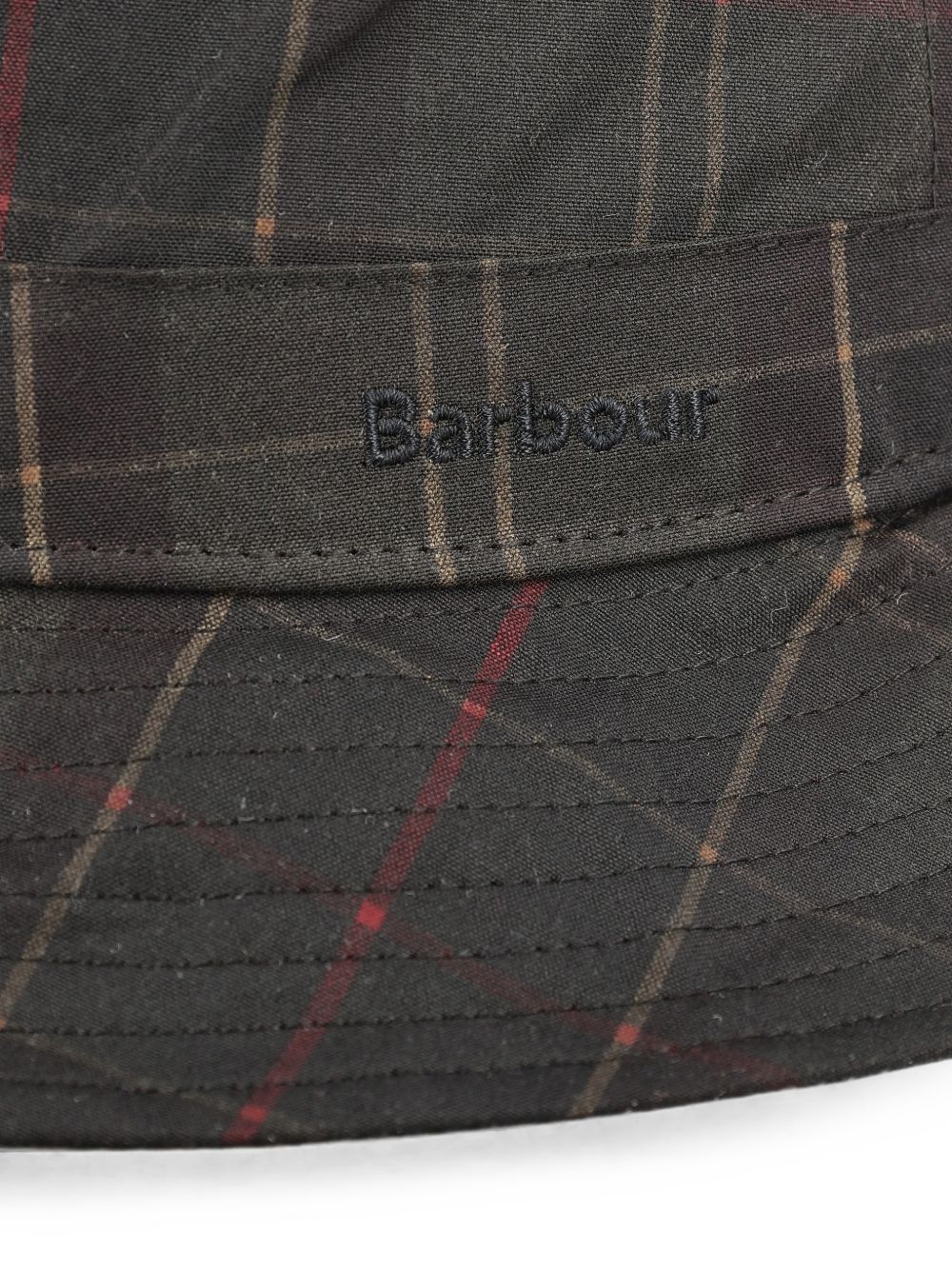 BARBOUR Cappello pescatore Barbour Wax Sports Hat verde oliva tartan 