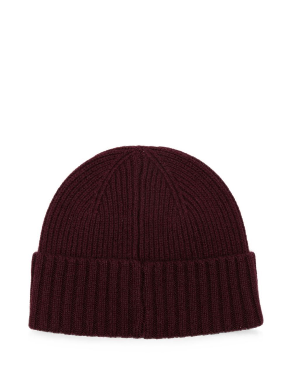 BARBOUR Berretto in lana misto cashmere bordeaux 