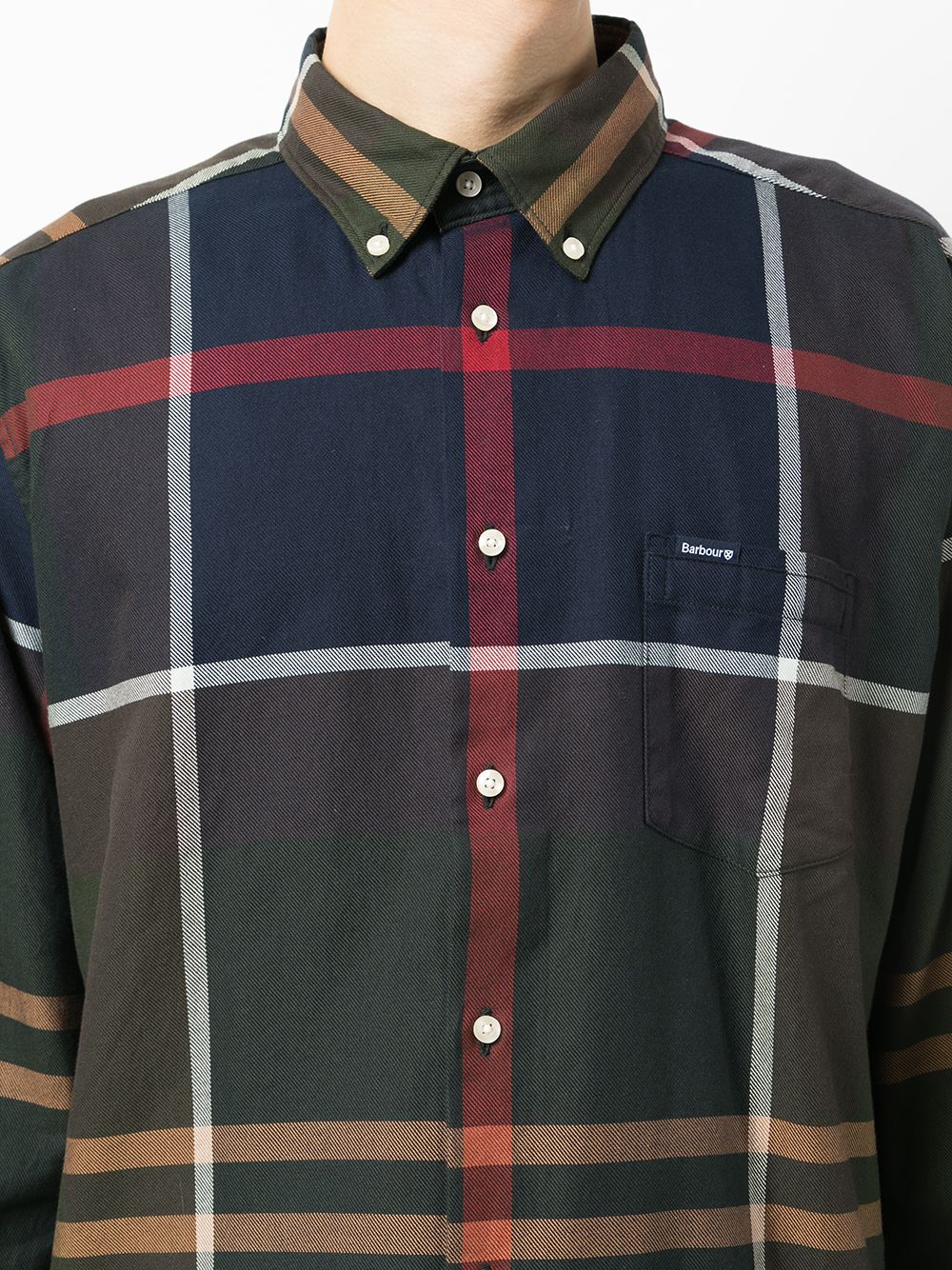 BARBOUR Camicia Barbour Dunoon in cotone tartan Classic 