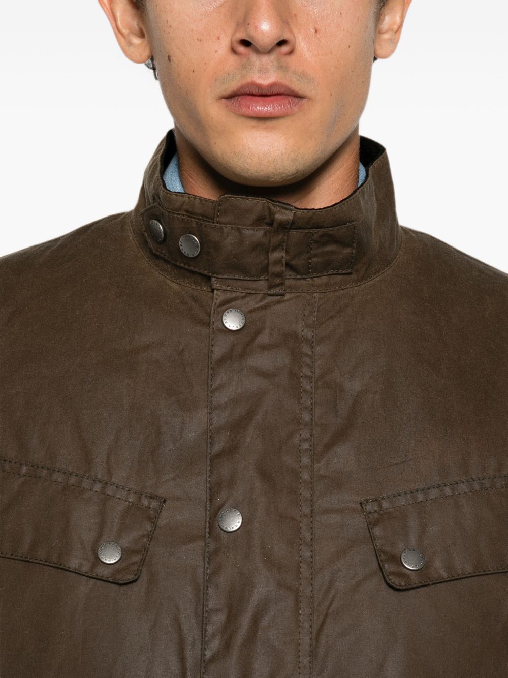 BARBOUR Giacca Duke Wax marrone Bark 