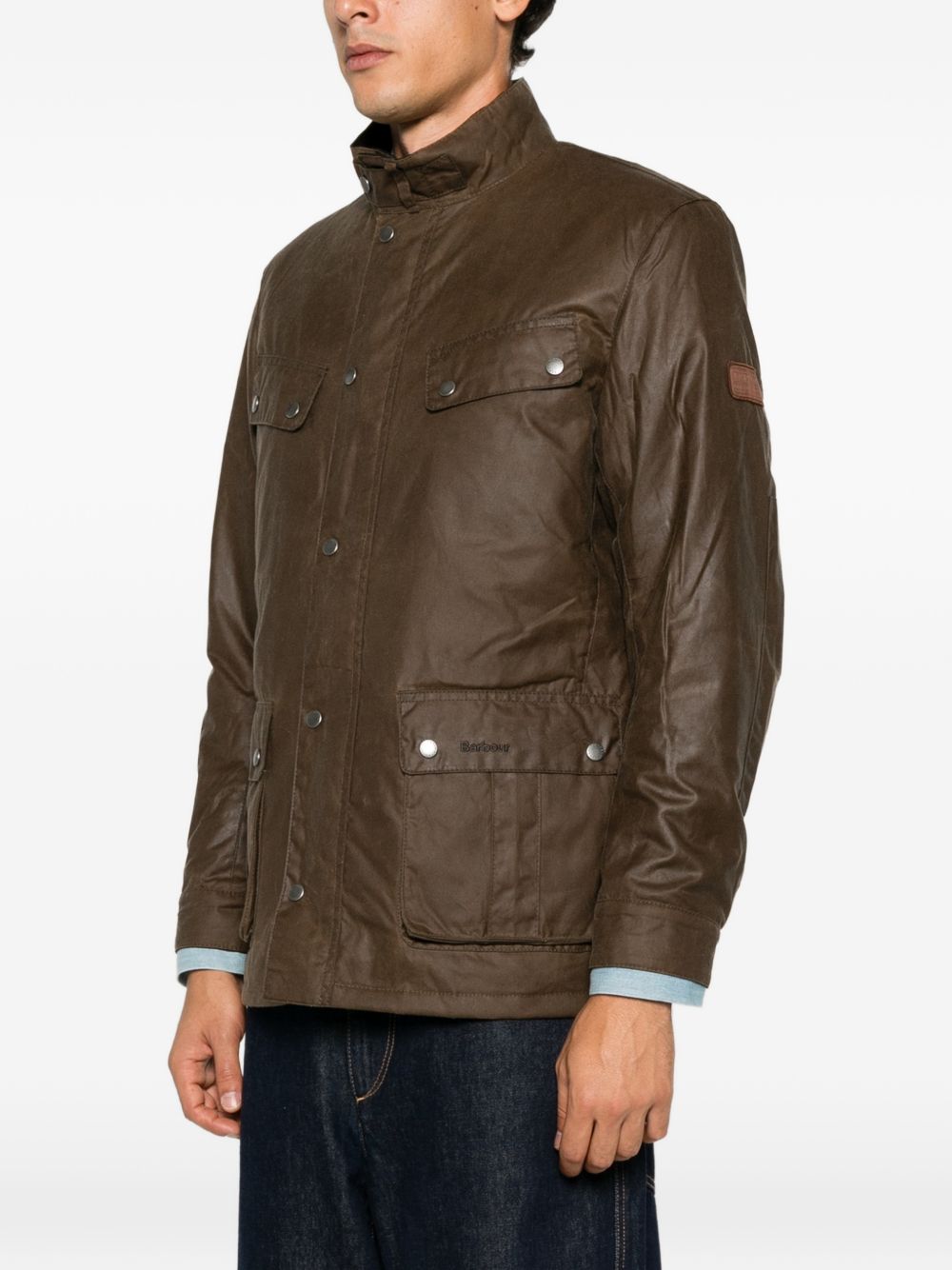 BARBOUR Giacca Duke Wax marrone Bark 