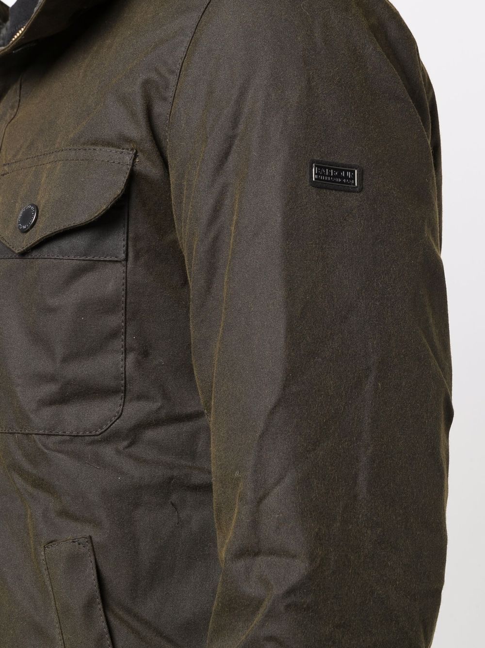 BARBOUR Giacca cerata Barbour International Kevlar Wax verde oliva 