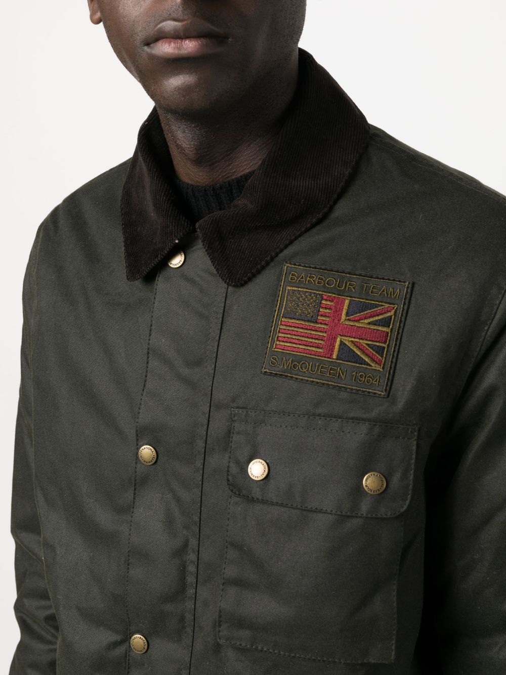 BARBOUR Giacca Workers Wax Steve McQueen in cotone cerato 
