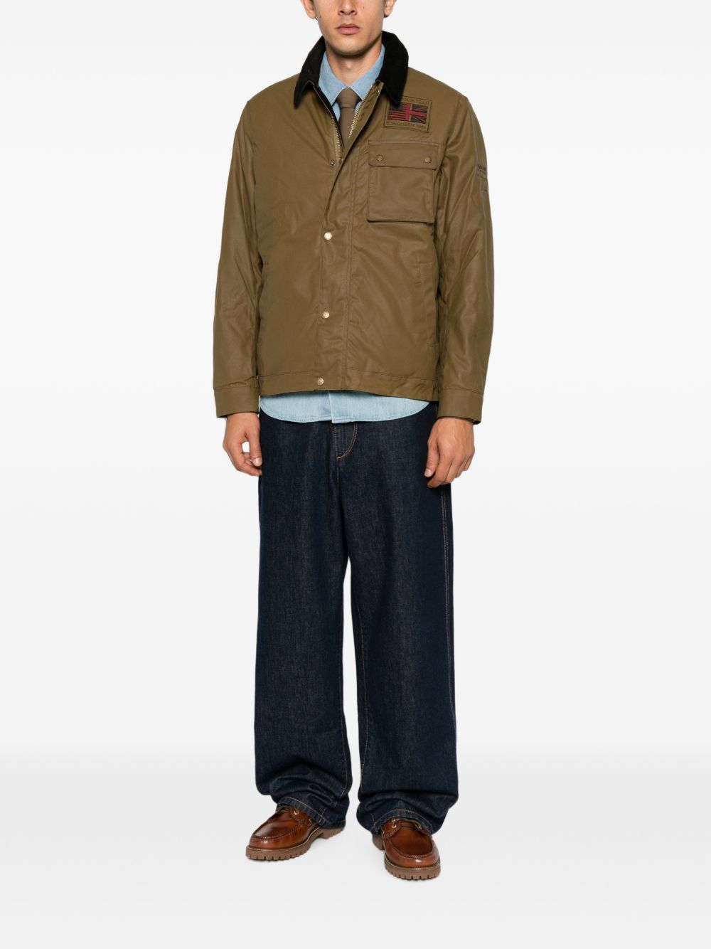 BARBOUR Giacca Workers Wax Steve McQueen in cotone cerato 