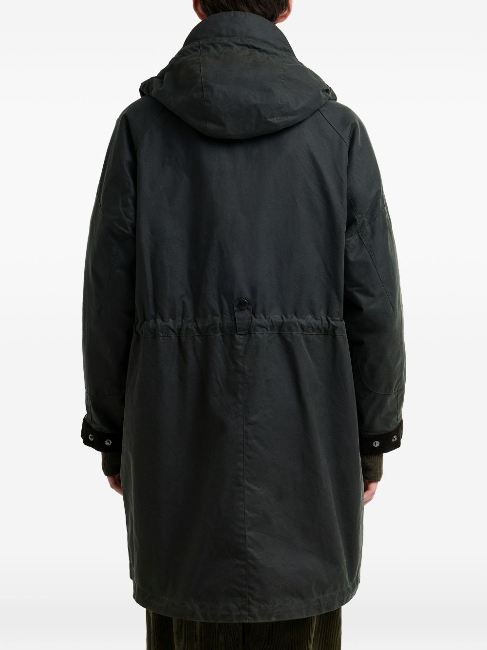 BARBOUR Barbour x Norbit Giacca Lunga Cerata con Cappuccio 