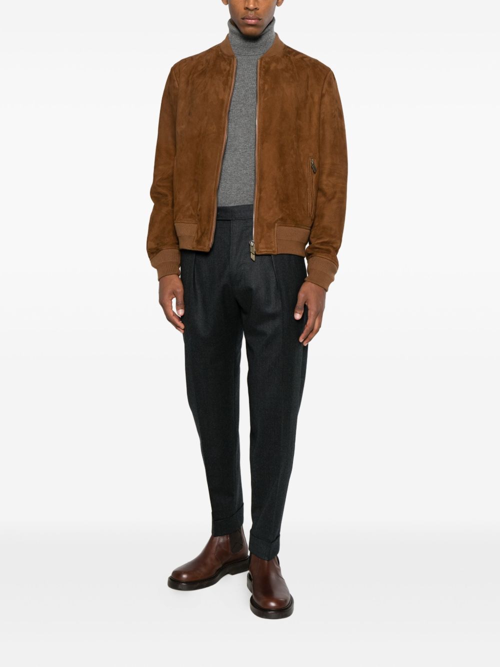 BERWICH Pantaloni Sartoriali Grigio Scuro 
