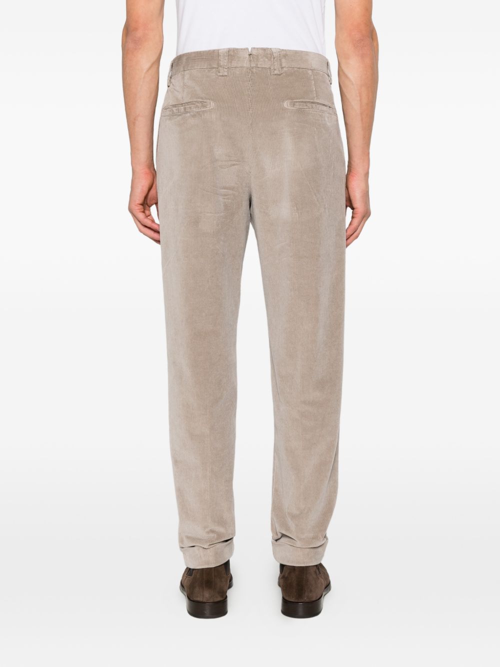 BERWICH Pantaloni beige a costine in velluto 
