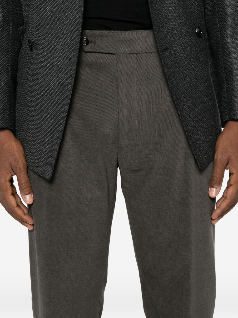 BERWICH Pantaloni grigi in cotone 