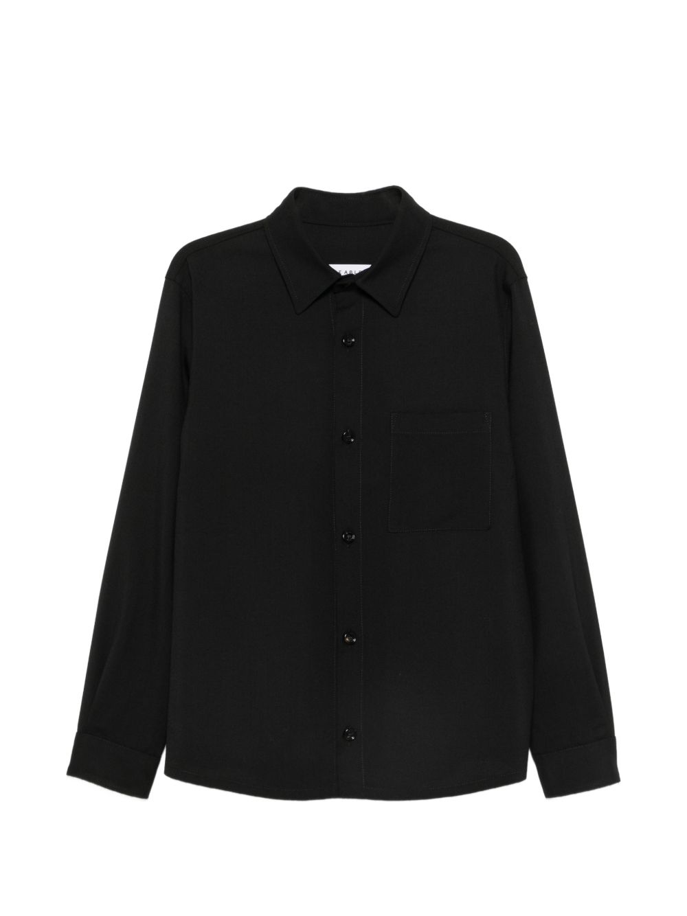 BE ABLE Camicia nera Blake a maniche lunghe 