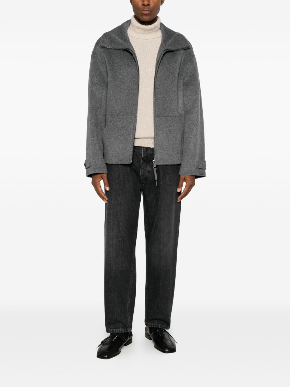 BE ABLE Jeans nero effetto slavato Fred 