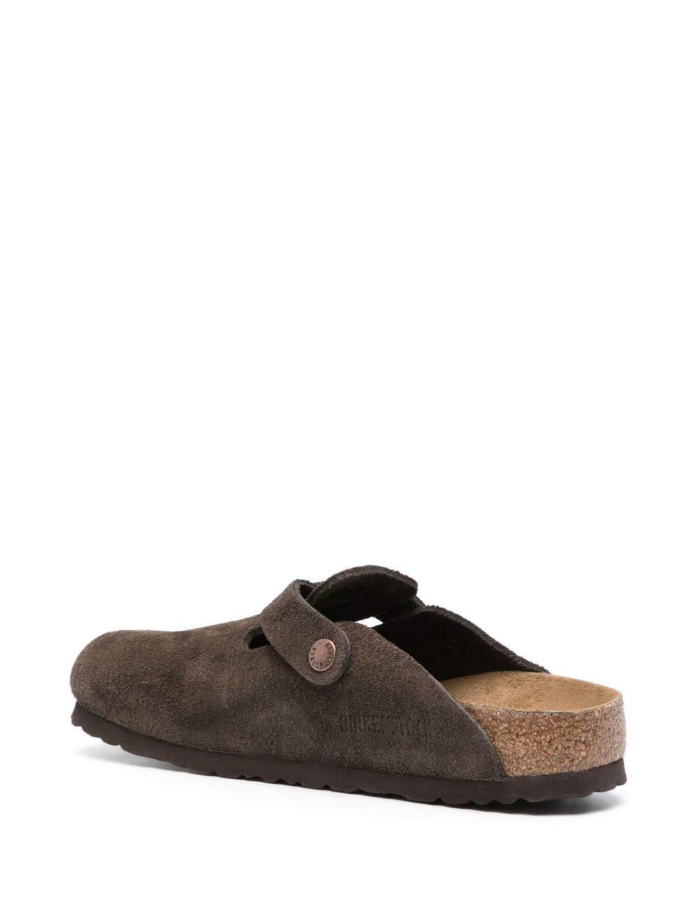 BIRKENSTOCK Sabot Boston marroni in pelle 