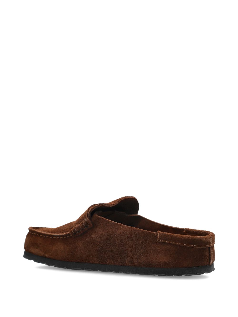 BIRKENSTOCK Sabot Naples in suede marrone 