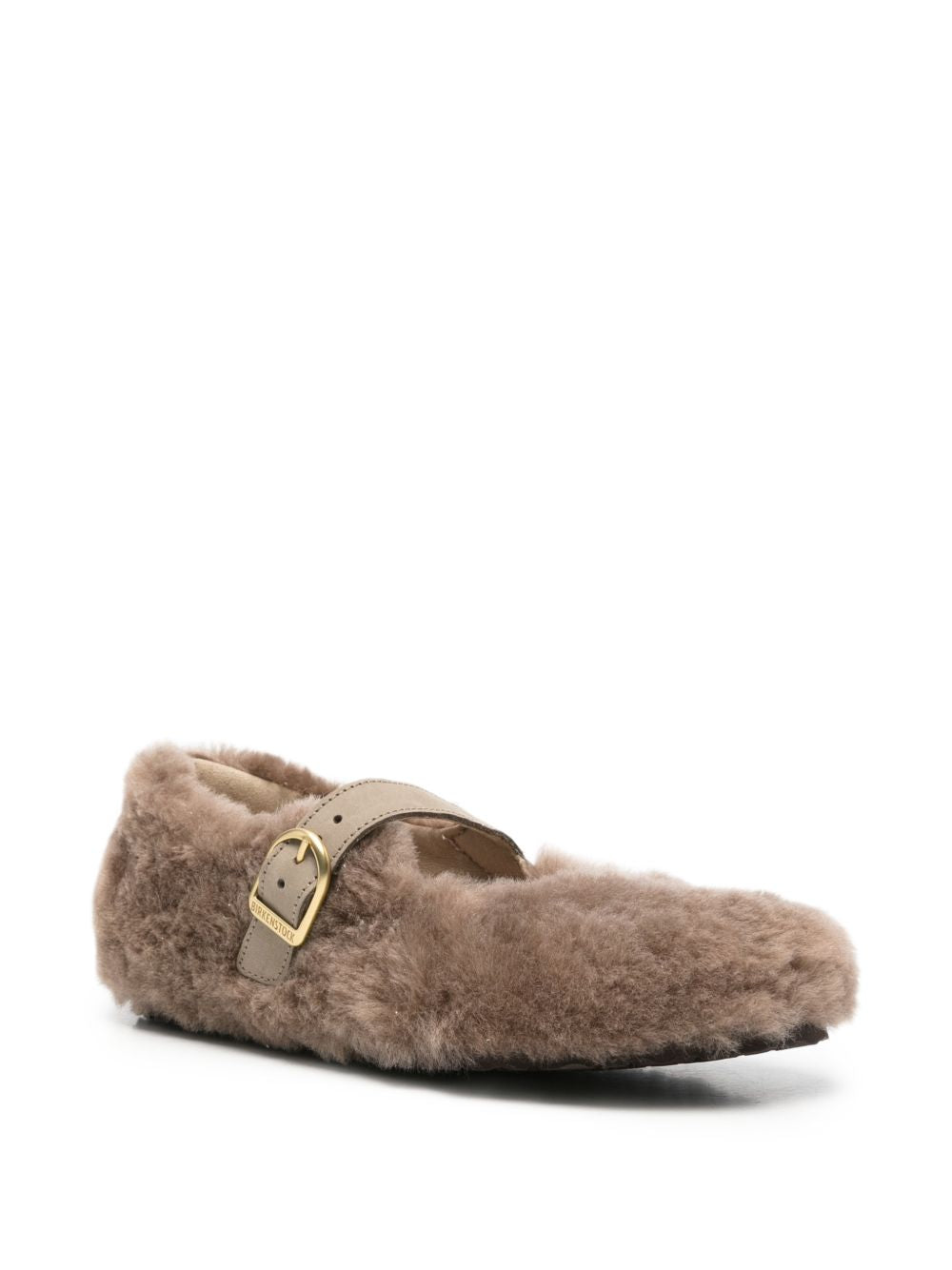BIRKENSTOCK Ballerina Santa Clarita Tau beige con cinturino 