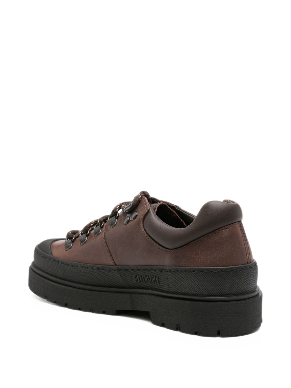 BIRKENSTOCK Scarpa stringata Prescott in pelle marrone 