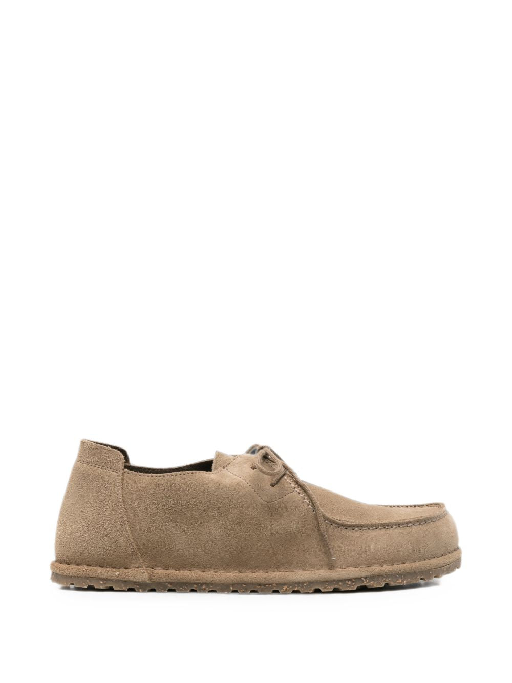 BIRKENSTOCK Utti Lace scarpa stringata in camoscio taupe 