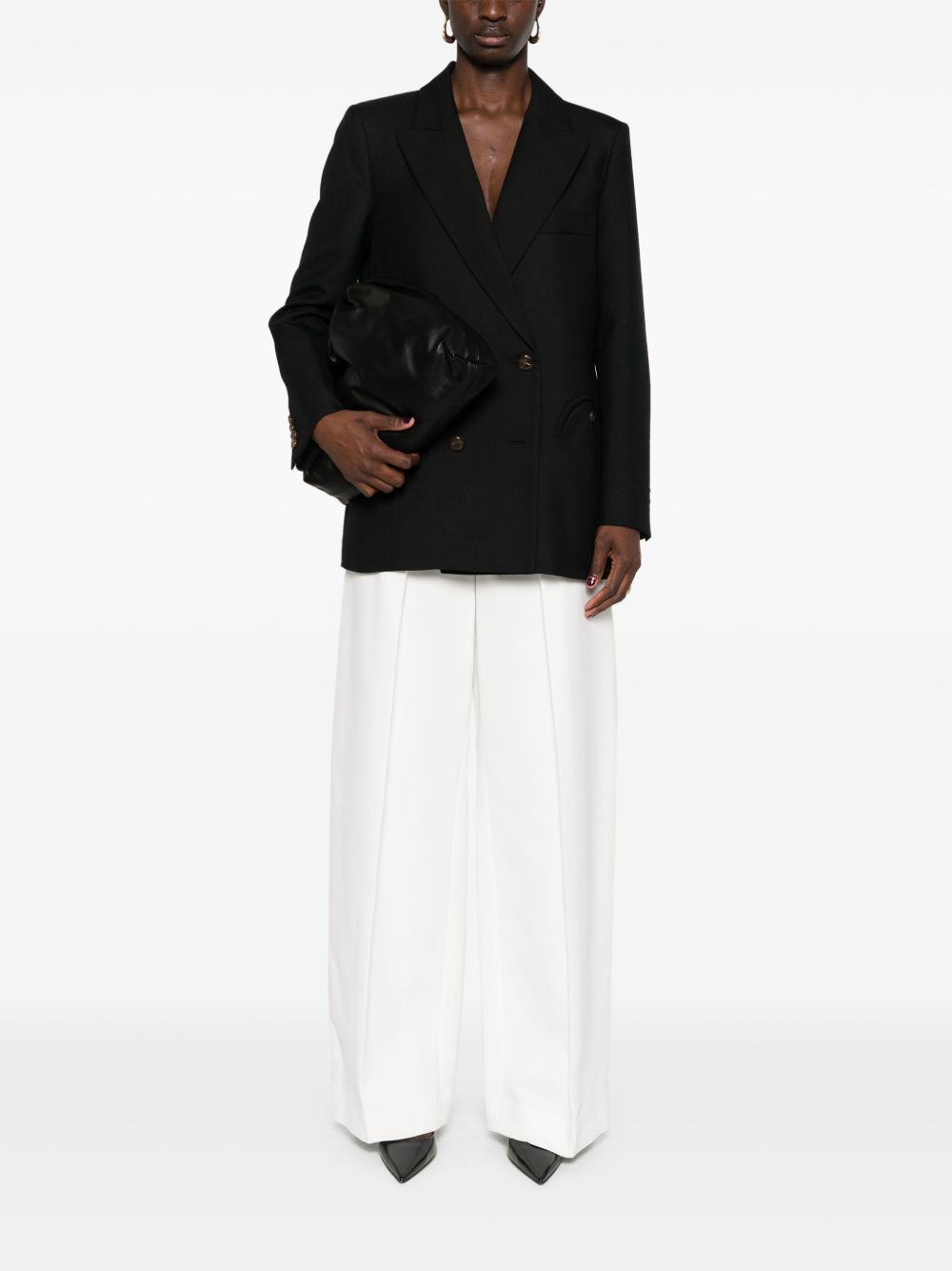 BLAZE Blazer Everynight Alcanara doppiopetto oversize in lana vergine 