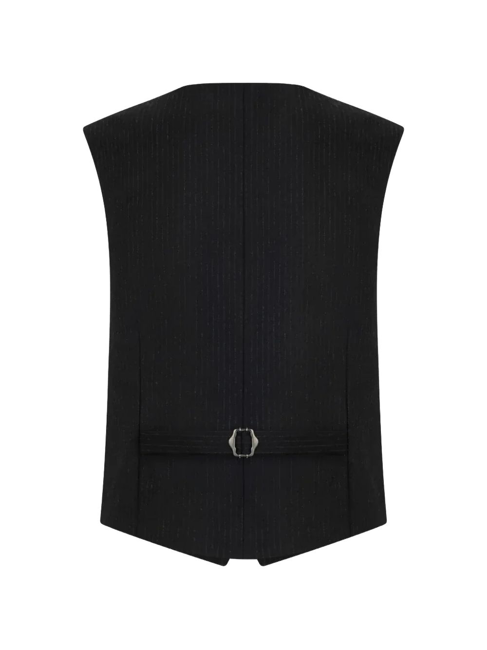 BLAZE Gilet Classy Carbon Feral slim in lana vergine gessata 