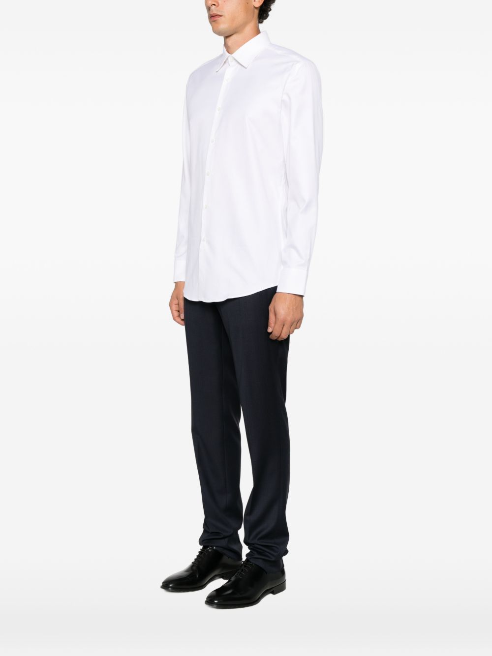 BOSS Camicia in cotone bianco 