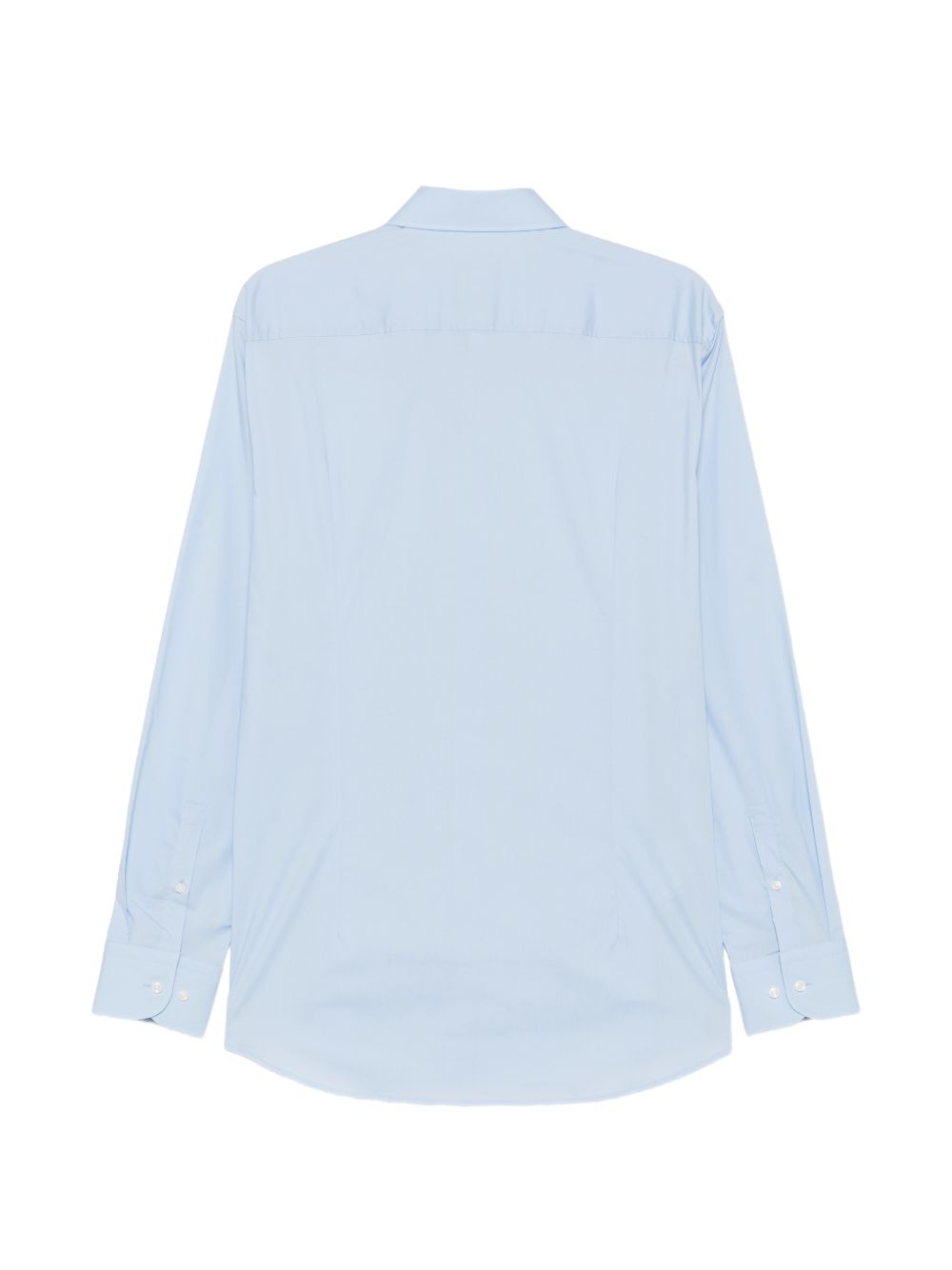 BOSS Camicia in cotone elasticizzato azzurra 