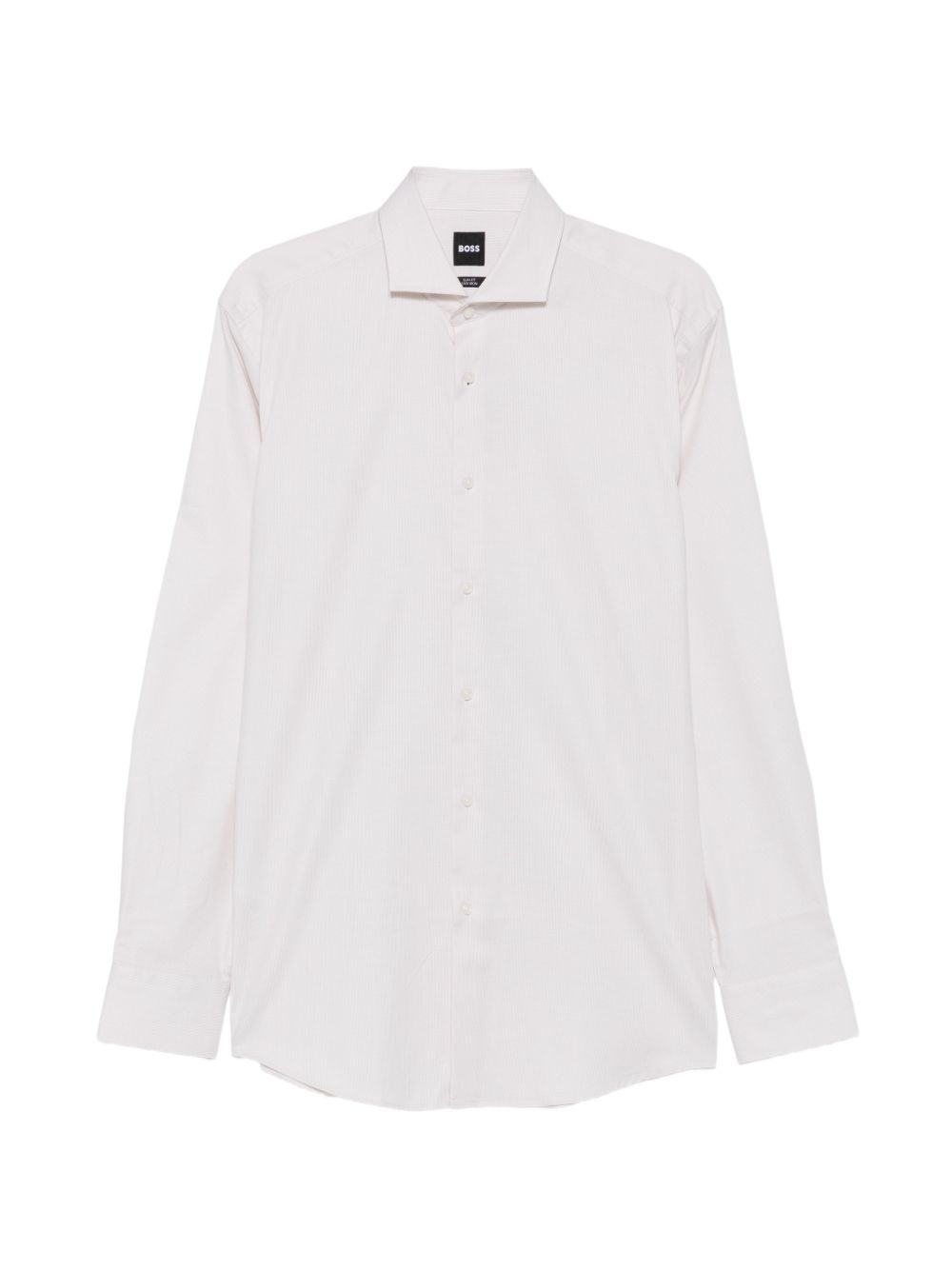 BOSS Camicia Hank bianco sporco a maniche lunghe 