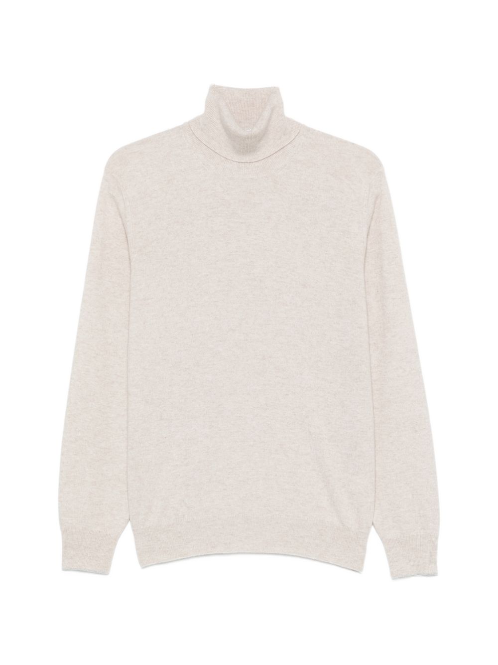 BRUNELLO CUCINELLI Maglia a collo alto in cashmere beige 
