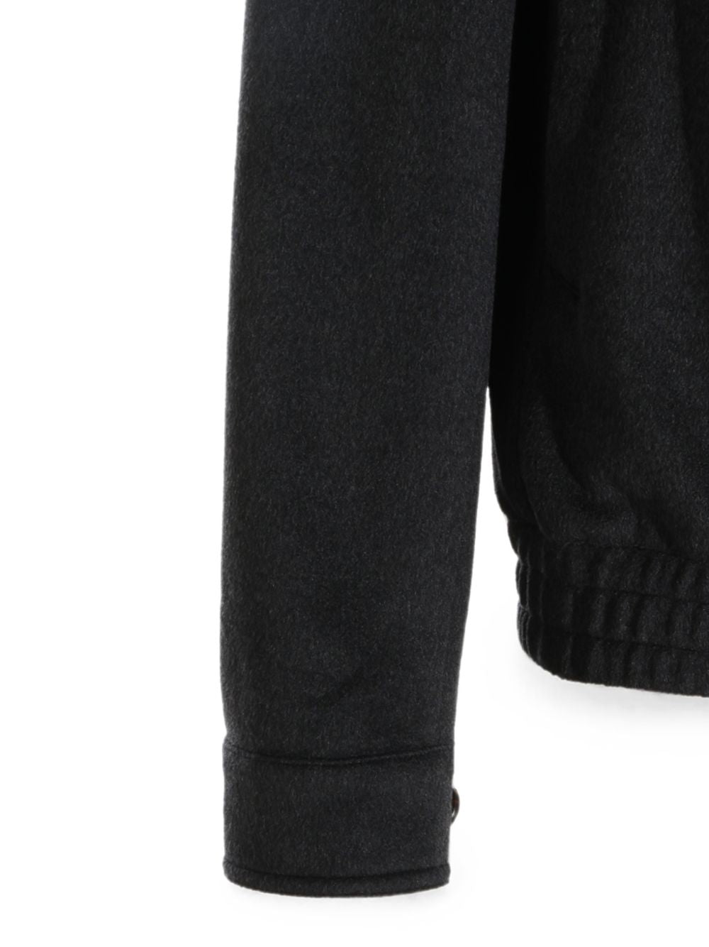 BRUNELLO CUCINELLI Giubbotto marrone con collo alto e chiusura zip 