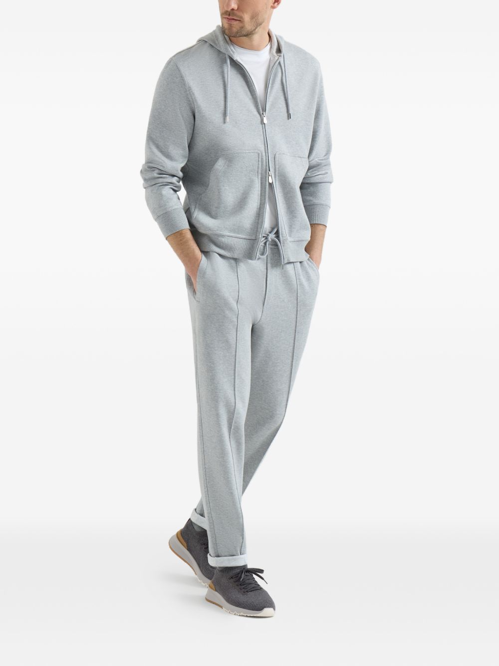 BRUNELLO CUCINELLI Sneakers in tela elastica 