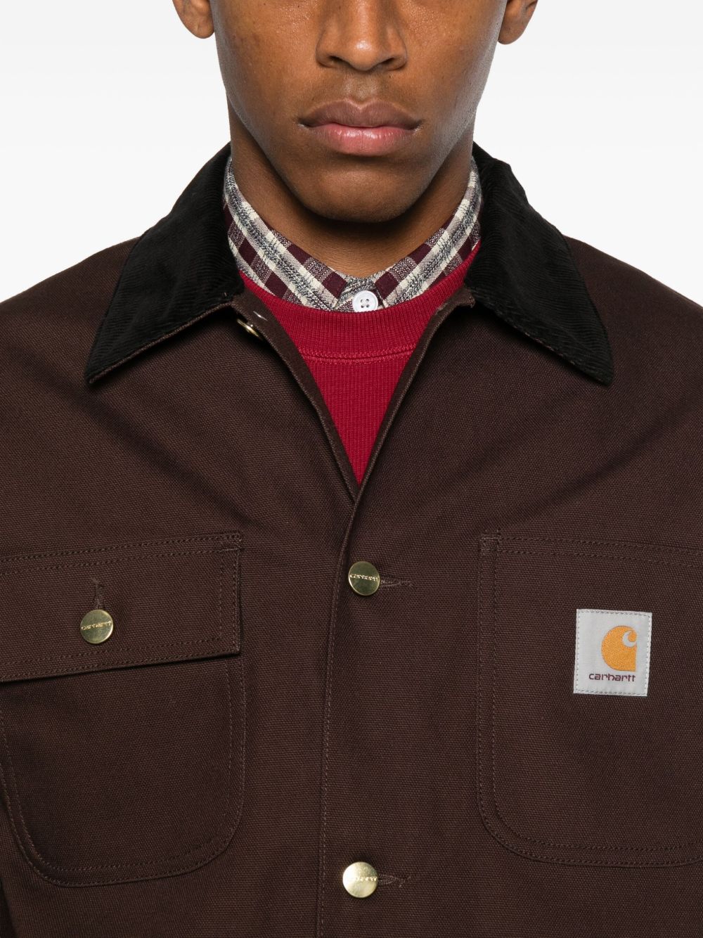 CARHARTT WIP Michigan Coat in tela Dearborn 